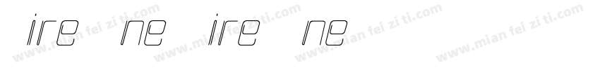 Wire One Wire One字体转换